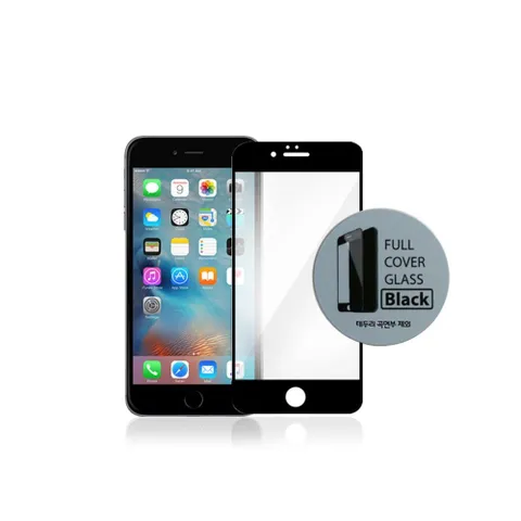 아이폰6_6S(풀커버블랙)(무포장벌크) 강화액정필름 방탄필름 액정보호 강화유리필름