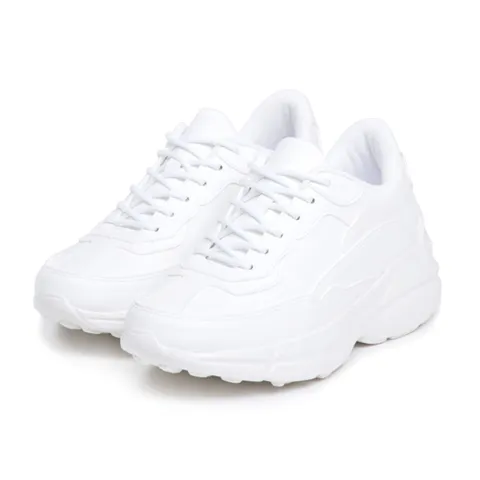 키높이 어글리슈즈 7cm 화이트 키노이 아토 굽높은 여자 남자 운동화