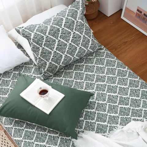 세렝게티 국산 바닥매트 요 커버+허브요솜5cm 세트 S D Q 그린
