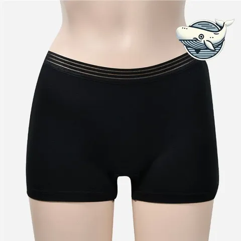 알티피아 부드러운 기본 블랙 드로즈팬티 편안한 사각팬티 여성드로즈팬티 사각팬티 여성속옷