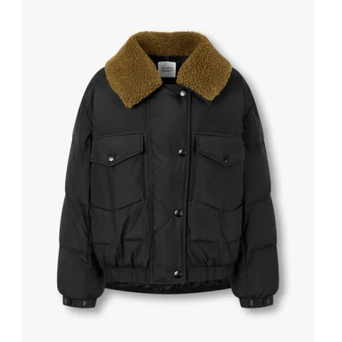 카라배색 숏 다운 점퍼 9174414981 428519