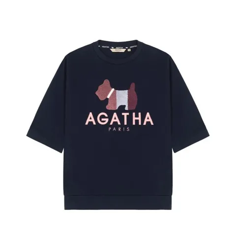 스너그 스코티 5부 스웻셔츠(AGT147-115_NA)