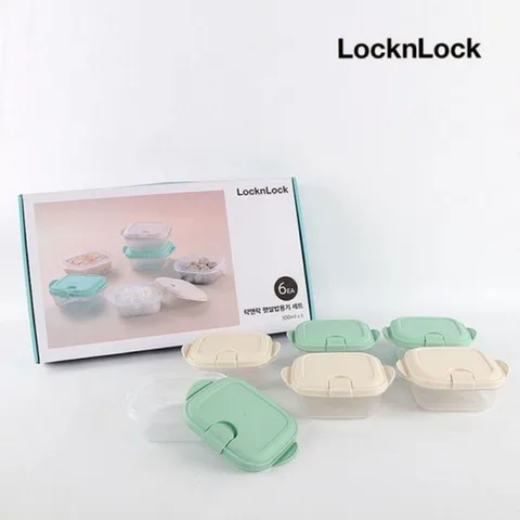 햇쌀밥용기 인기 락앤락 품격 선물세트 300ml x 6개입 찬통 밀폐 반찬통
