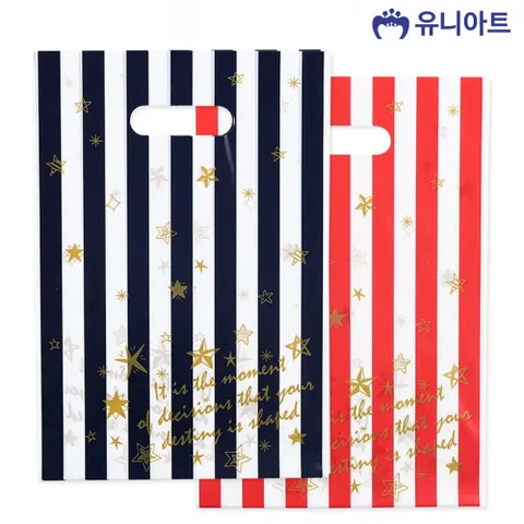 (포장지) 뉴 손잡이봉투 (6개입) (대) (랜덤1개) 공작 유아미술