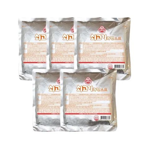 쇠고기 라면 스프 285G 5개 라면스프 라면분말스프 가루라면스프 다목적라면스프