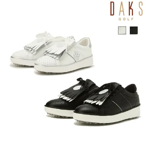 [골프양말증정]여성 태슬장식 가죽 골프화 DNSO2F601 463694