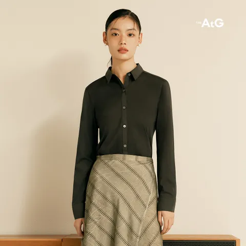 [최초가 79,900원][44,55ONLY]소프트 실켓 텐션 셔츠 3종