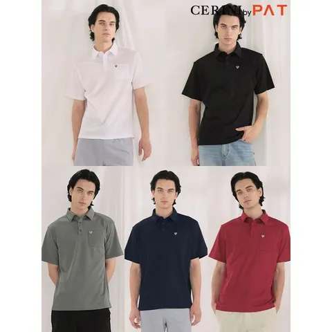[하프클럽] 남성 포켓 반팔 카라 티셔츠 5종 세트