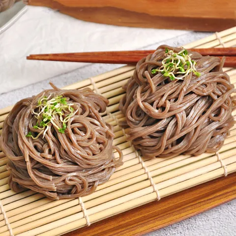 정통 메밀소바 6인분세트 [생면1kg+메밀장6봉]