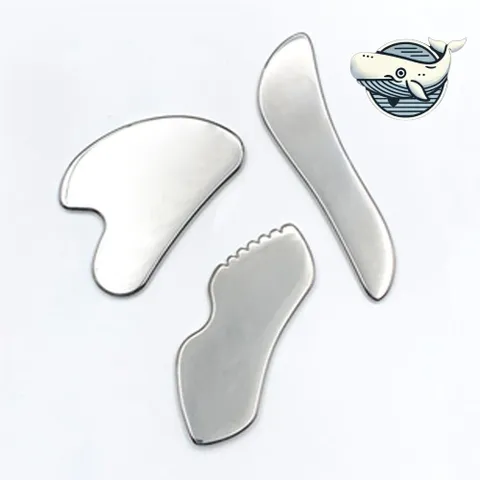 스테인리스 마사지 도구 아이스 괄사 눈 피부 괄사 괄사마사지기 바디괄사 얼굴괄사 목마사지기