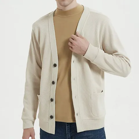 사이드 포켓 브이넥 베이직 데일리 디자인 남성가디건 남성가디건 남자봄가디건 30대남자가디건