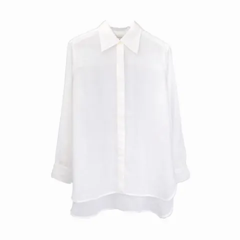 [해외직구] 25SS 오피신 제네랄 탑 S25WSHI012 ECRU White