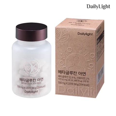 독일산 효모유래 베타글루칸 아연 120정 1개