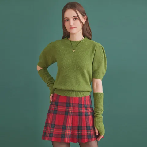 [롯데백화점]퍼프반팔니트+암 워머SET PBBF3W1KT2461