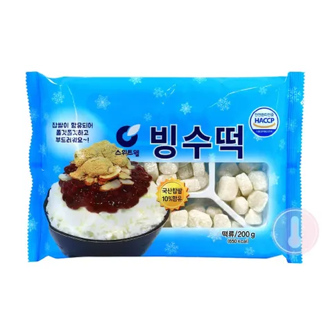 스위트웰 빙수 떡 찹쌀 함유 200g 빙수떡 찹쌀떡 빙수