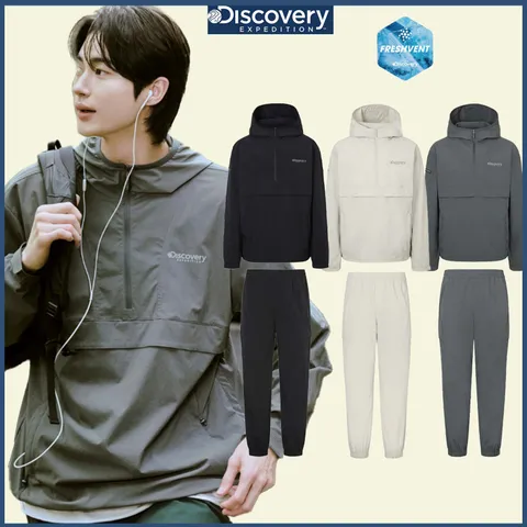 디스커버리 25S/S여름 남성경량아노락/조거팬츠트레이닝세트 DMTR75053,DMTP73053