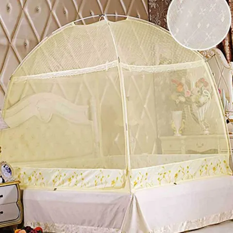 침대용 모기장 텐트형 바닥 있는 침대 방충망 아기 침대용모기장 모기장텐트 아기모기장