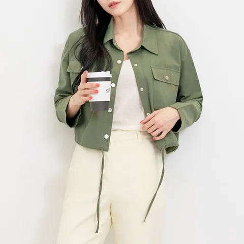 [하프클럽/엘케이트] 여자 자켓 LDZ851 여성 숏 데일리 아우터