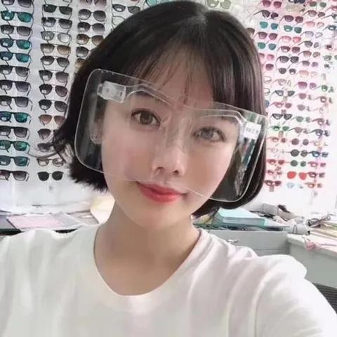 [하프클럽] ONM 페이스쉴드 얼굴가림막 비말차단 플라스틱 보안경 업