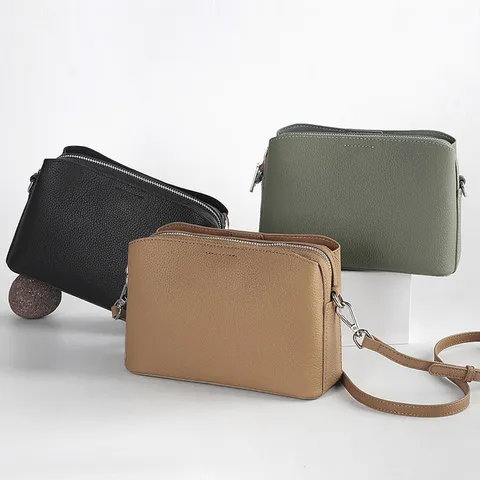 [마리엔코코]가파치 가죽크로스백 토트 가방_19551_KB