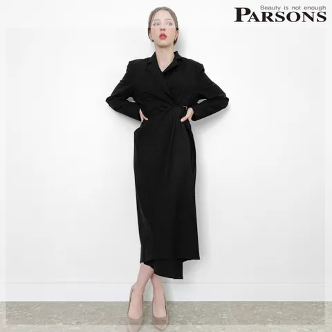 [파슨스][Flat white] Hei Wrap Shirring Dress (PW2R9OP06)