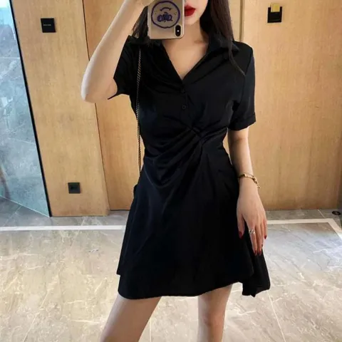 편한 라인 원피스