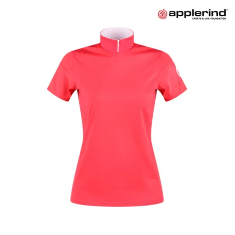 여성 봄 여름 골프웨어 골프 냉감 반집업 반팔 티셔츠