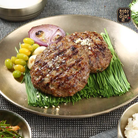 홍석천 이원일 국내산 직화떡갈비 총60장 맛선택 떡갈비 패티