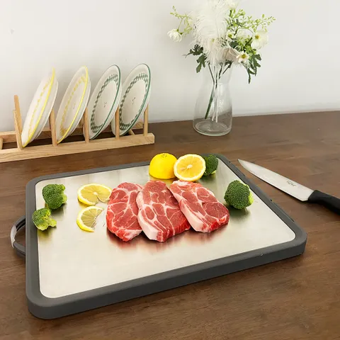 공감스토어 스텐304 올인원 양면 향균 도마 논슬립듀얼 다용도강판