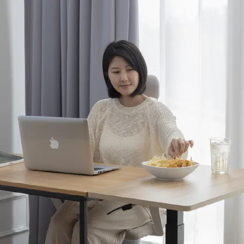 이동형 수동식 높이조절 사이드 테이블 MS1