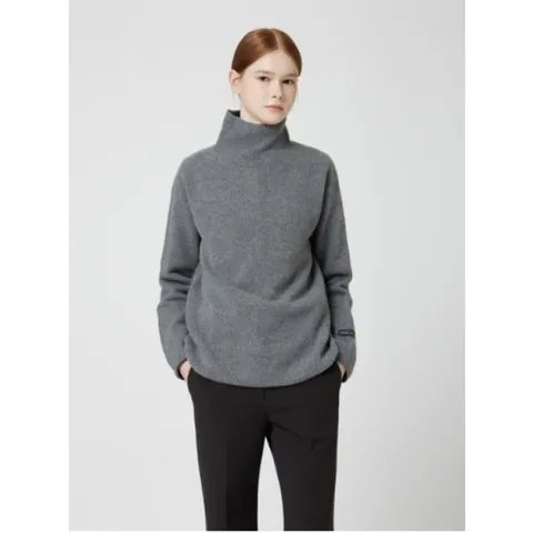 [롯데백화점][씨씨콜렉트]캐시미어 블렌드 터틀넥 풀오버 C254KSK132