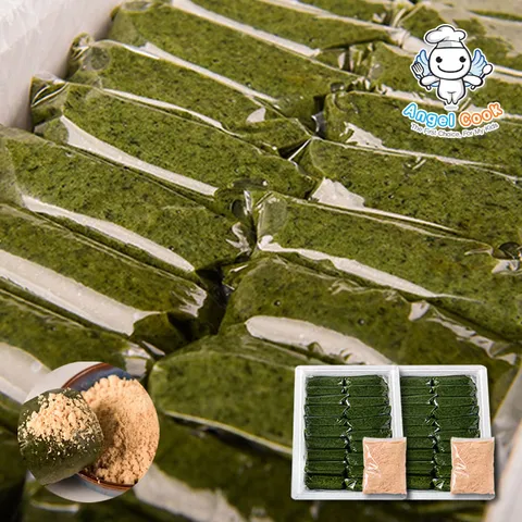 2kg+2kg 자연담은 거문도 해풍쑥 다복 쑥인절미 4kg세트 콩가루포함 친환경인증 쑥사용