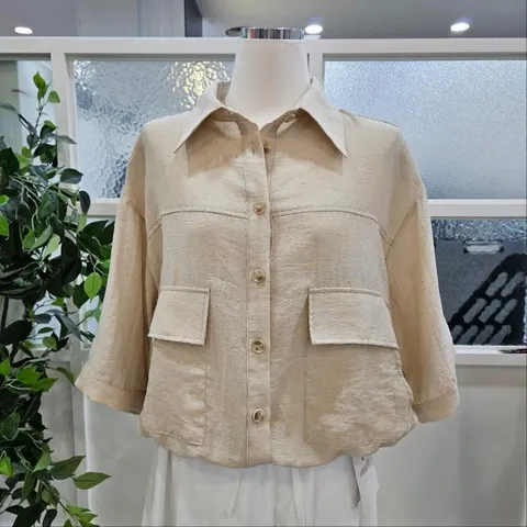 sh06 절개스트링셔츠 라이트베이지 BBSGJK004B (51407114)