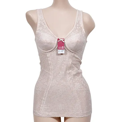 [하프클럽/소곳]이중 파워넷 플라워 인견 보정 치마올인원