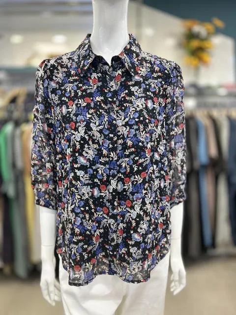 세이브존07 플라워 블라우스 AK2-BL539-0 (51050100)