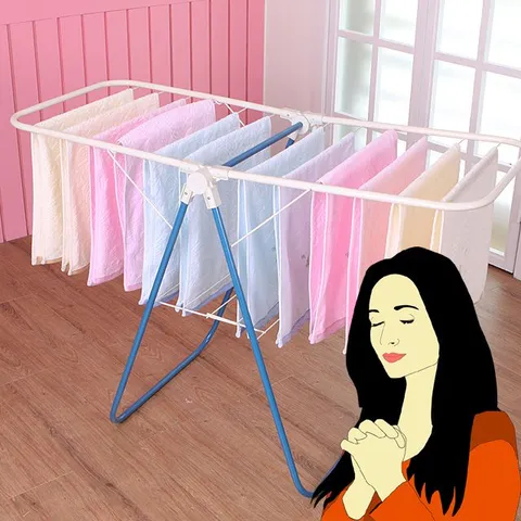 자취생이 사용하기 좋은 튼튼한 빨래건조대 펜션 게스트하우스 게하 숙박업소 1인가구