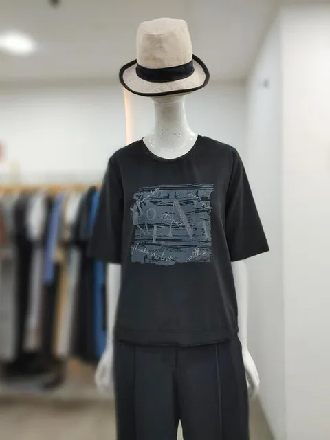 SI 세이브존04 SKI2128330BK 라운드 폰트 피그먼트 티셔츠 (50310774)