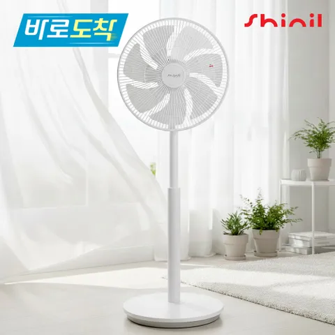 [바로도착] SHINIL BLDC 무소음 선풍기 3D입체회전 리모컨 SIF-BL1452IR