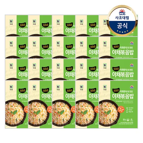 [대림냉동] 야채볶음밥 180g 20개
