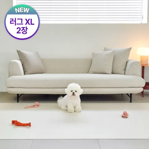 NEW [1+1/강아지매트/펫매트/XL] 미끄럼방지 러그형 XL 2장