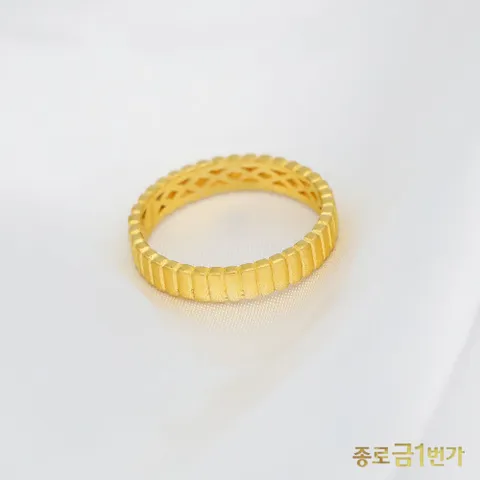 여자 순금 반지 스트라이프 3.75g