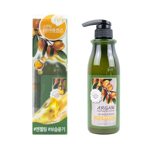 컨퓸 아르간 트리트먼트 스무딩 헤어 에센스 500ml 모발 손상 머릿결 머리카락 갈라짐