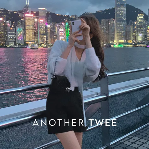 [모어렌] 토리안 브이넥 머플러세트 니트 [tnt0559]
