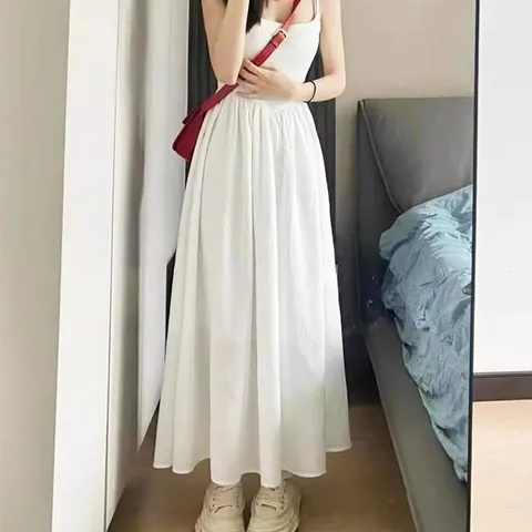 [오노마] ONM 여신룩 레이어드 나시 롱 원피스 (40820510)