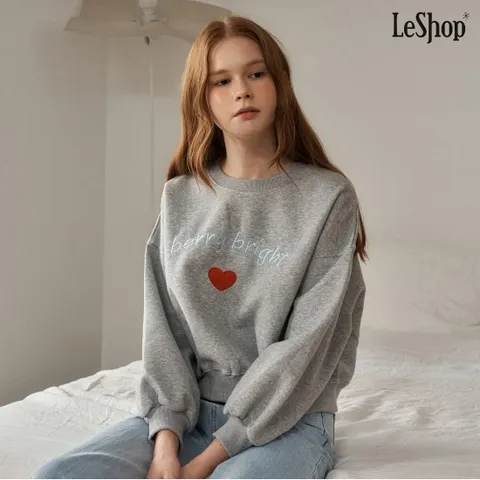 정상가:69,000원 ㅣ 레터링 자수 맨투맨 티셔츠 (DP3LW017A)