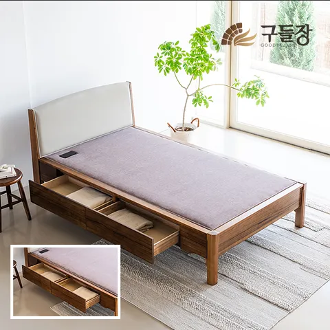 본가 서랍침대 소프트황토숯볼 슈퍼싱글 흙침대