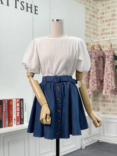 파스텔 지지미 블라우스 BBS1R164_OD