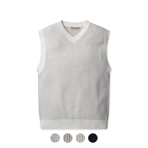 남성 오버핏 스웨터 베스트 B_EPD1ER1810