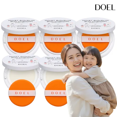 도엘 썬쿠션 본품으로만 5개 최대용량27g 초슬림22mm