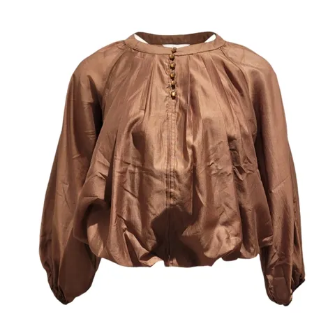 [롯데백화점][멜본]시스루 네크셔링 블라우스_STBL25920